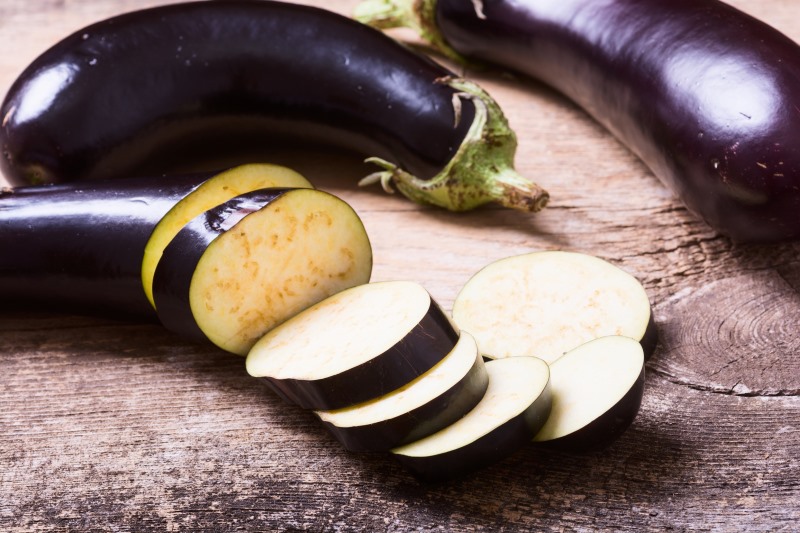 Eggplant and Hair