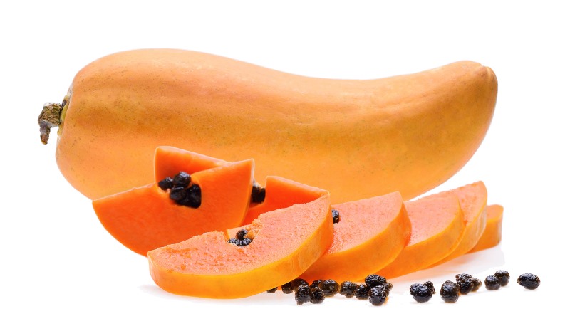 Papaya Protects skin from sun damage