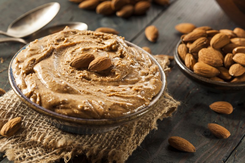 almond butter healthy high cholesterol and fat food