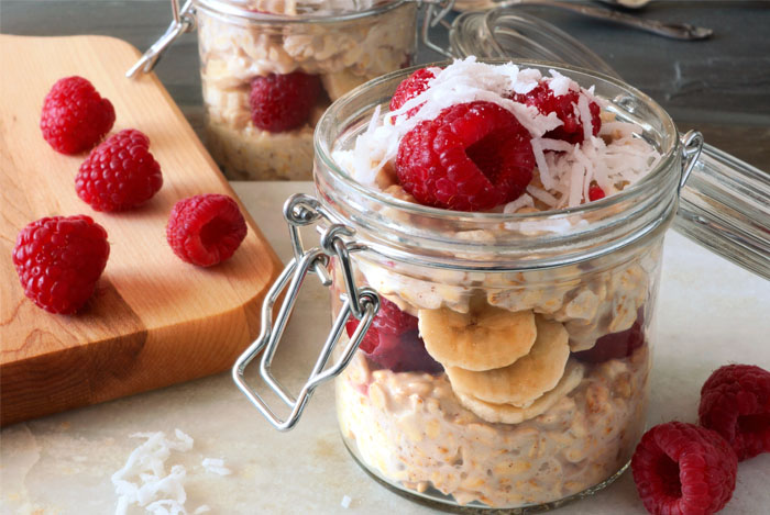 healthy breakfast overnight oats