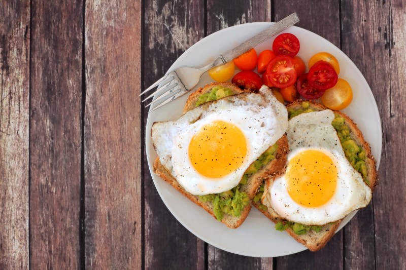 healthy eggs with boast breakfast