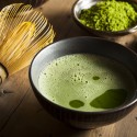 Organic Green Matcha Tea in a Bowl