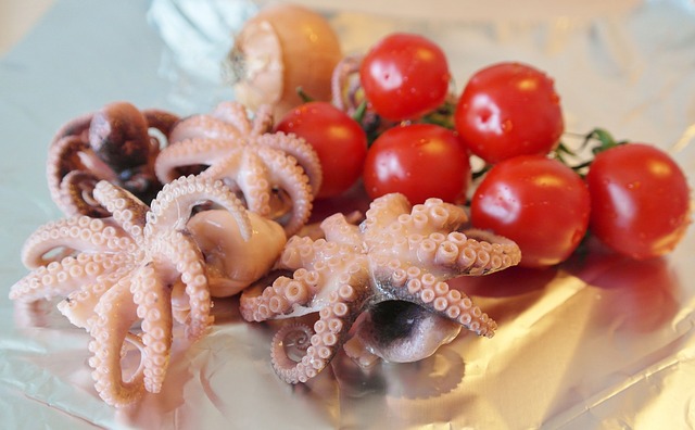 octopus cooked as great source for b12